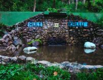 Huli Kallu Resort water fountain