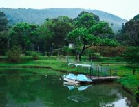 Water activities at Hulikallu Resort in Sakleshpur